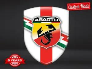 Fiat Abarth Autocollants Pare-Chocs Pro Max Résistants Performance